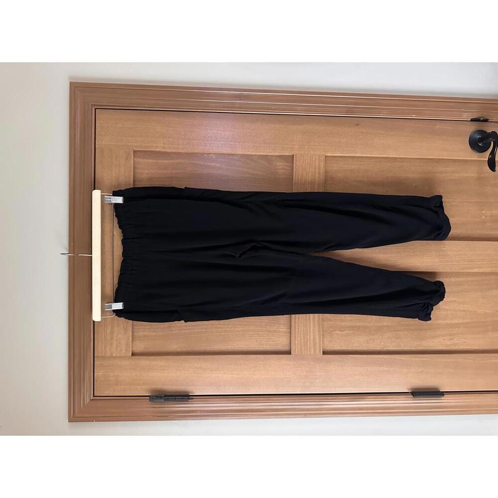 Aritzia Wilfred Silk Blend Marais Paper Bag Pull on Pants Black Women’s sz Small - Picture 6 of 15